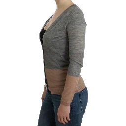 Gray lightweight cardigan