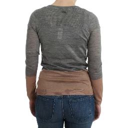 Gray lightweight cardigan