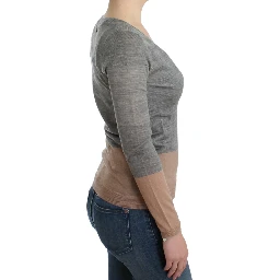 Gray lightweight cardigan