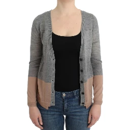 Gray lightweight cardigan