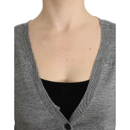 Gray lightweight cardigan