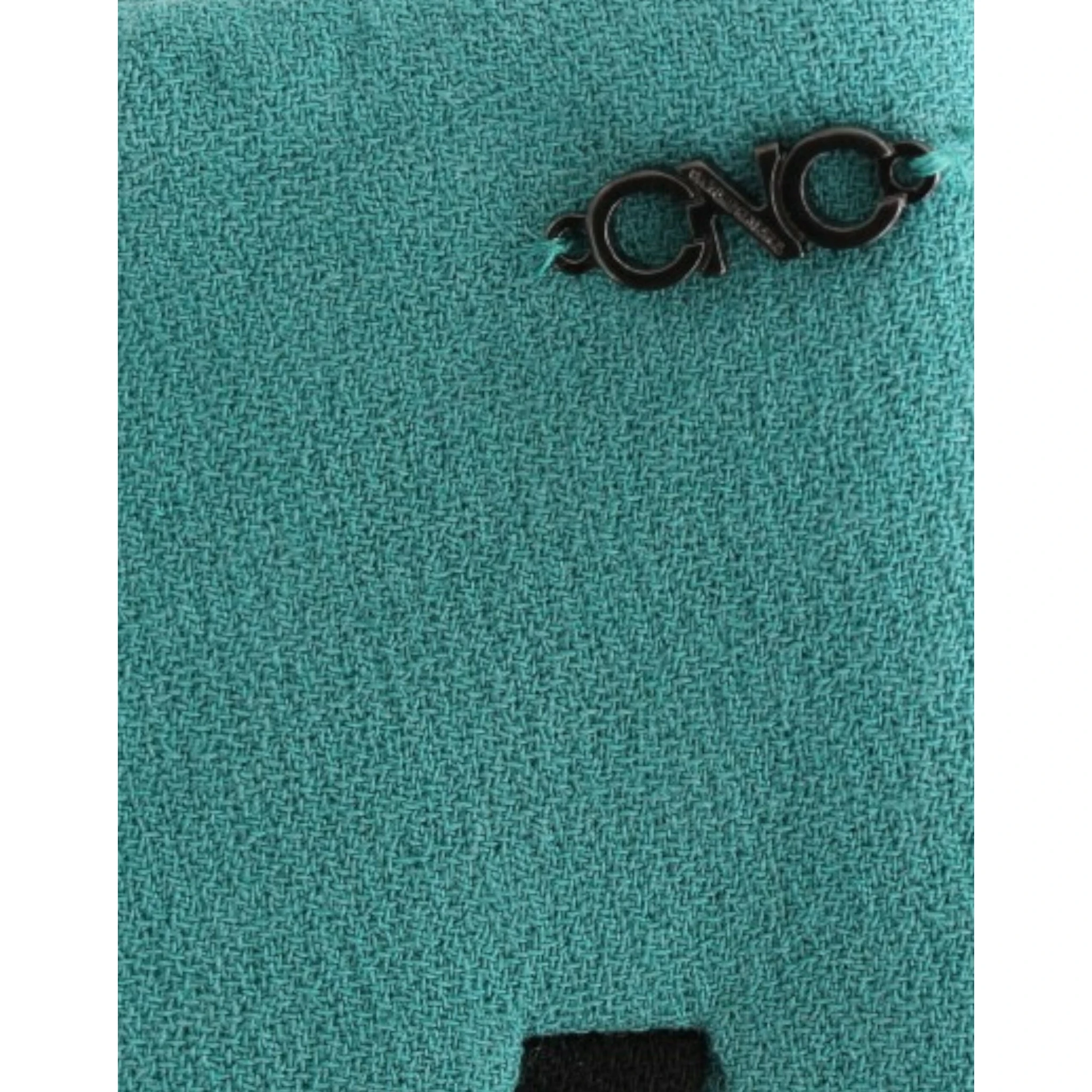 Blue wrap mini skirt