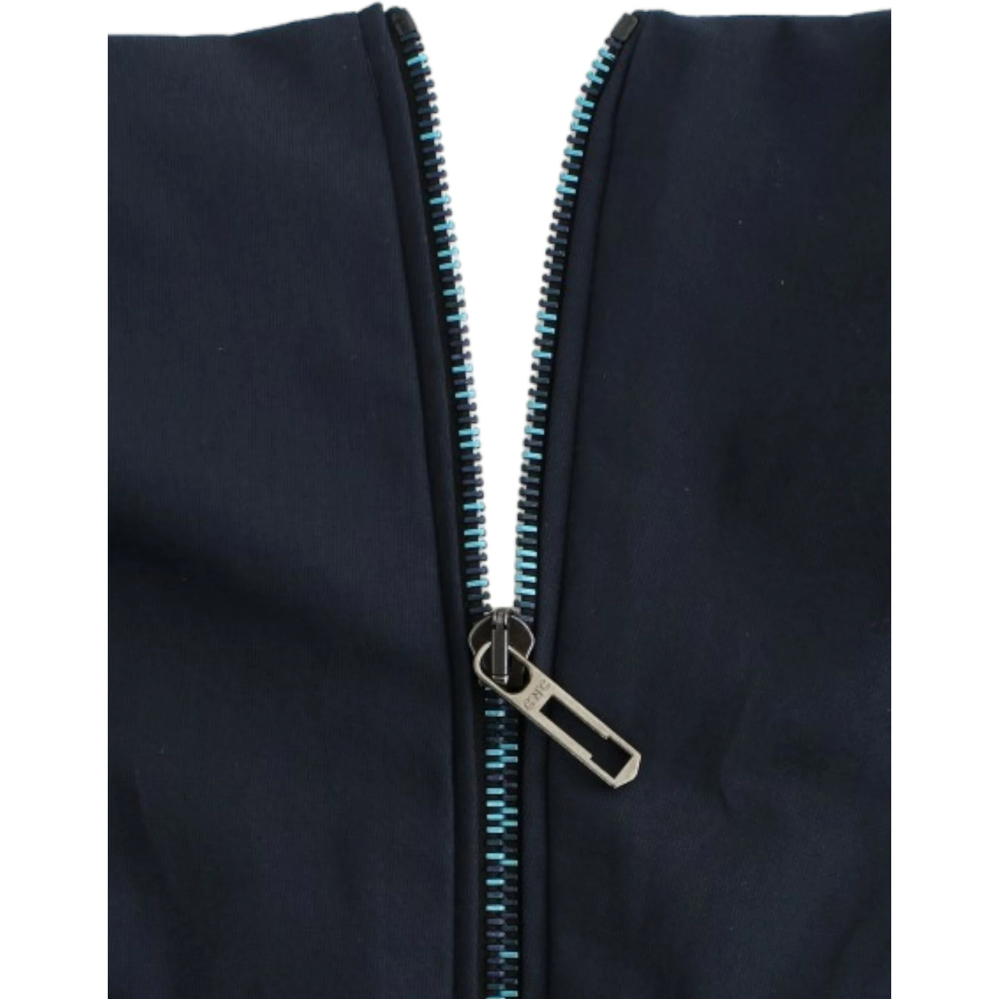 Chic Blue V-neck Knee-length Dress