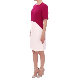 White Robot shift dress