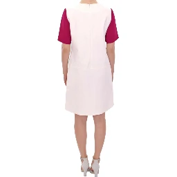 White Robot shift dress