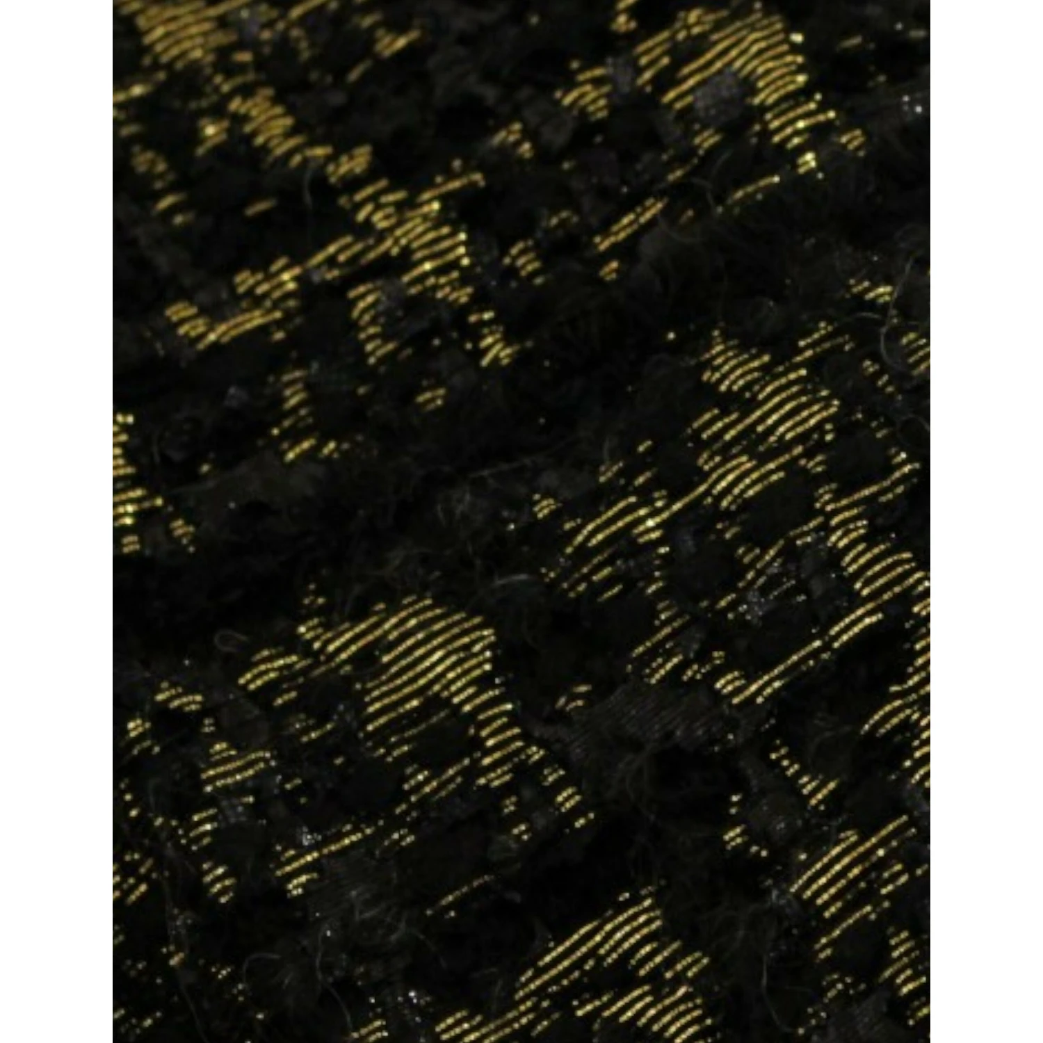 Black fabric shorts pants