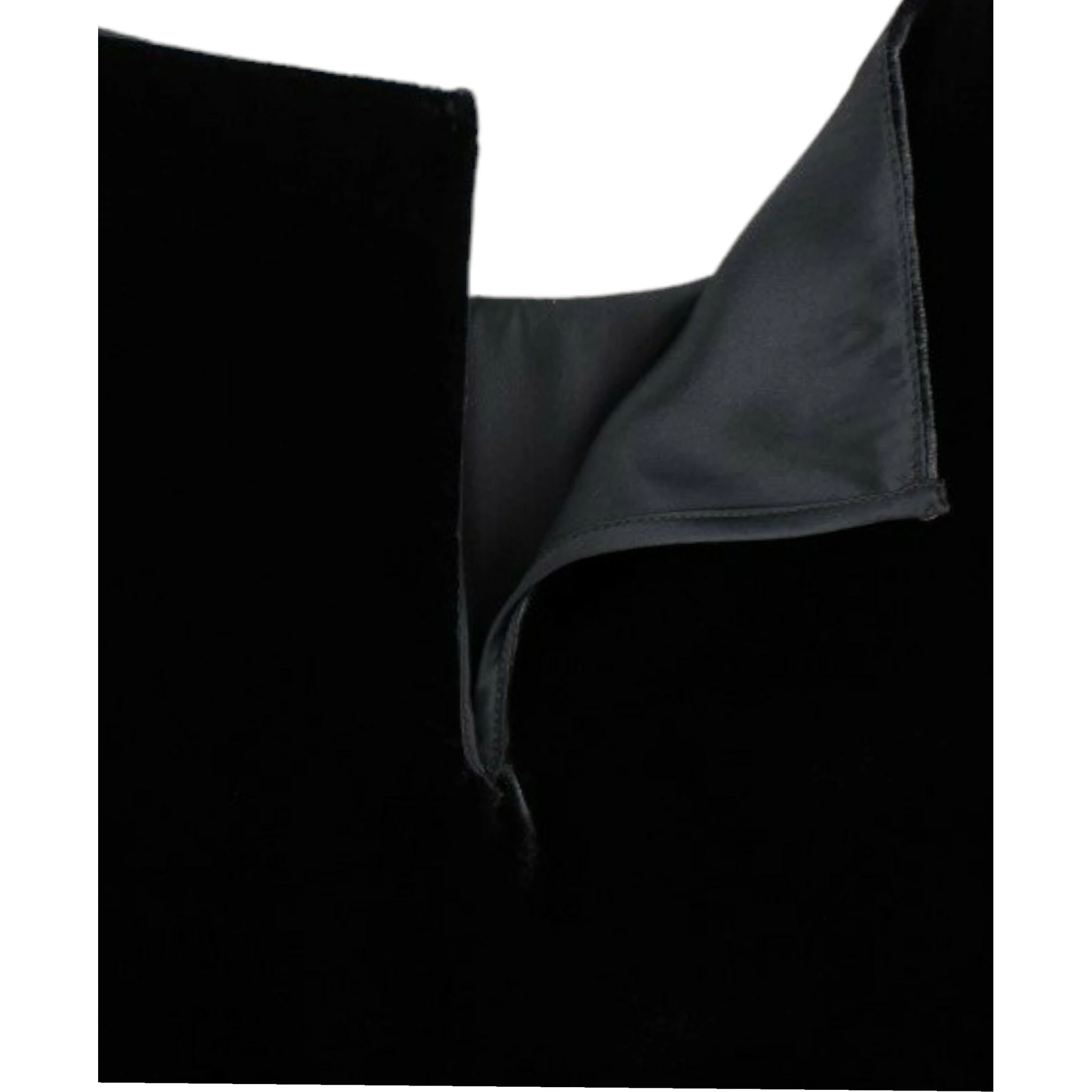 Black velvet shortsleeved blouse