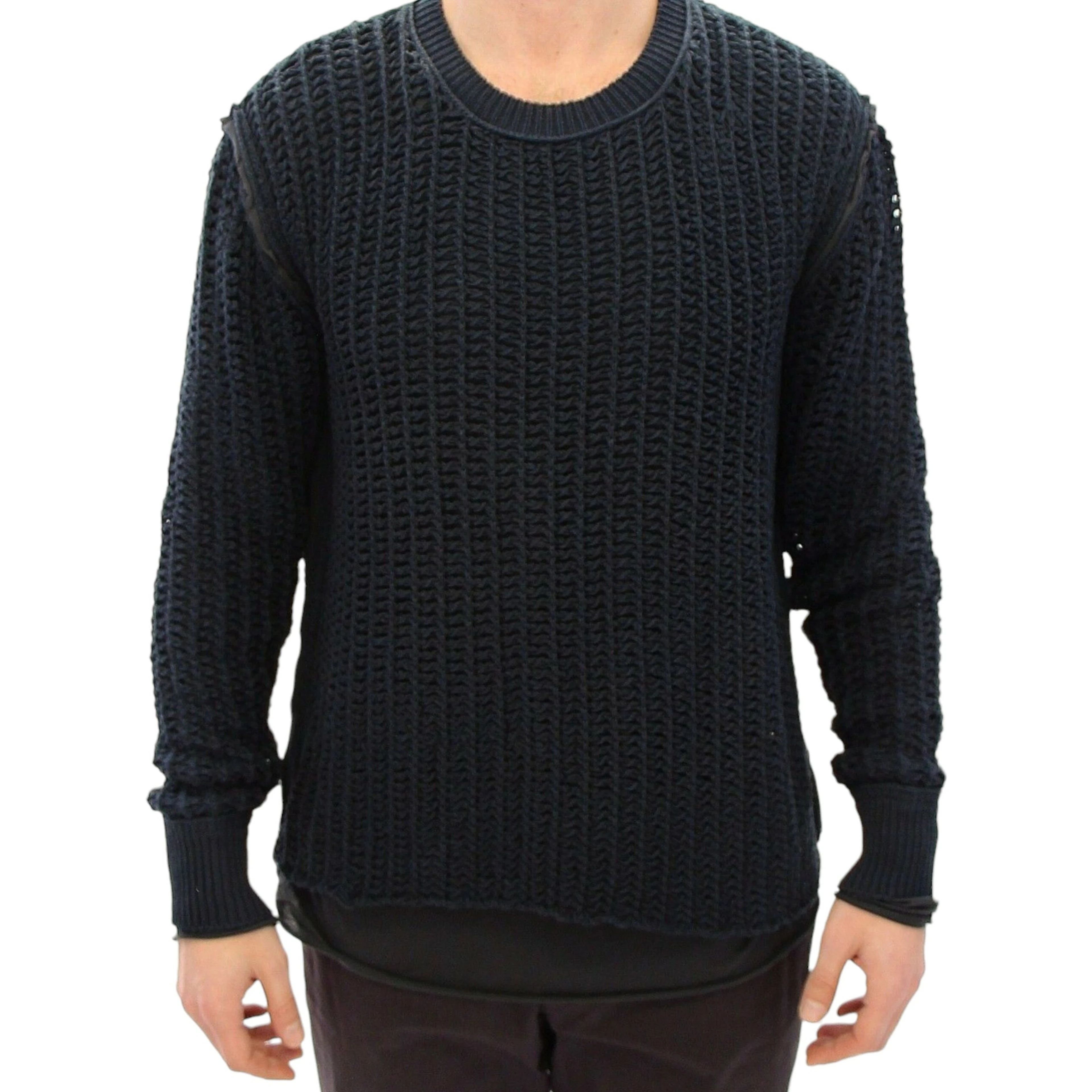 Double Layer Netted Sweater