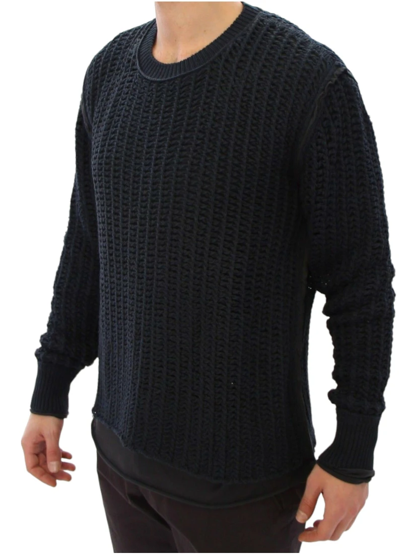 Blue Runway Netz Pullover Netted Sweater