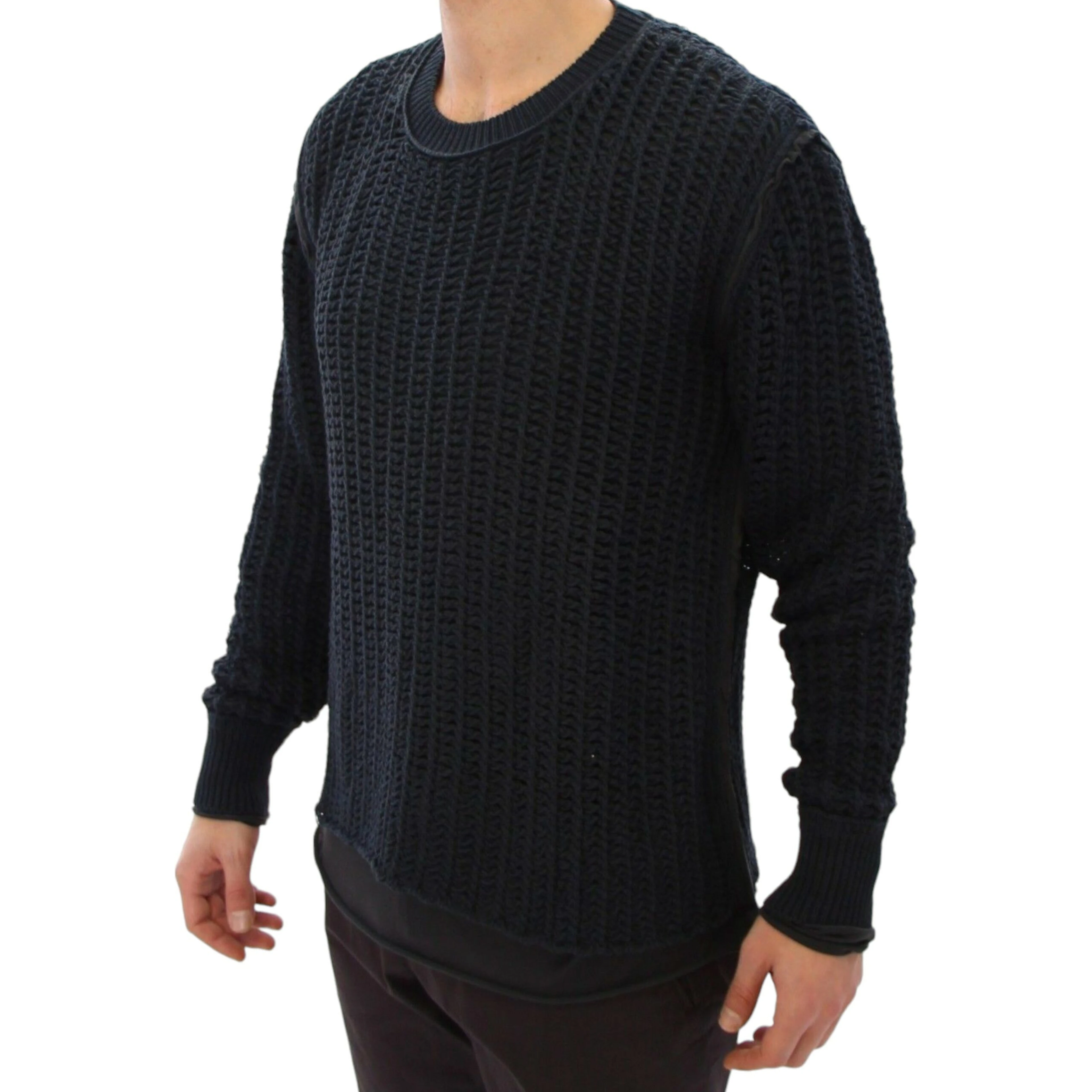 Double Layer Netted Sweater