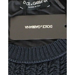 Blue Runway Netz Pullover Netted Sweater