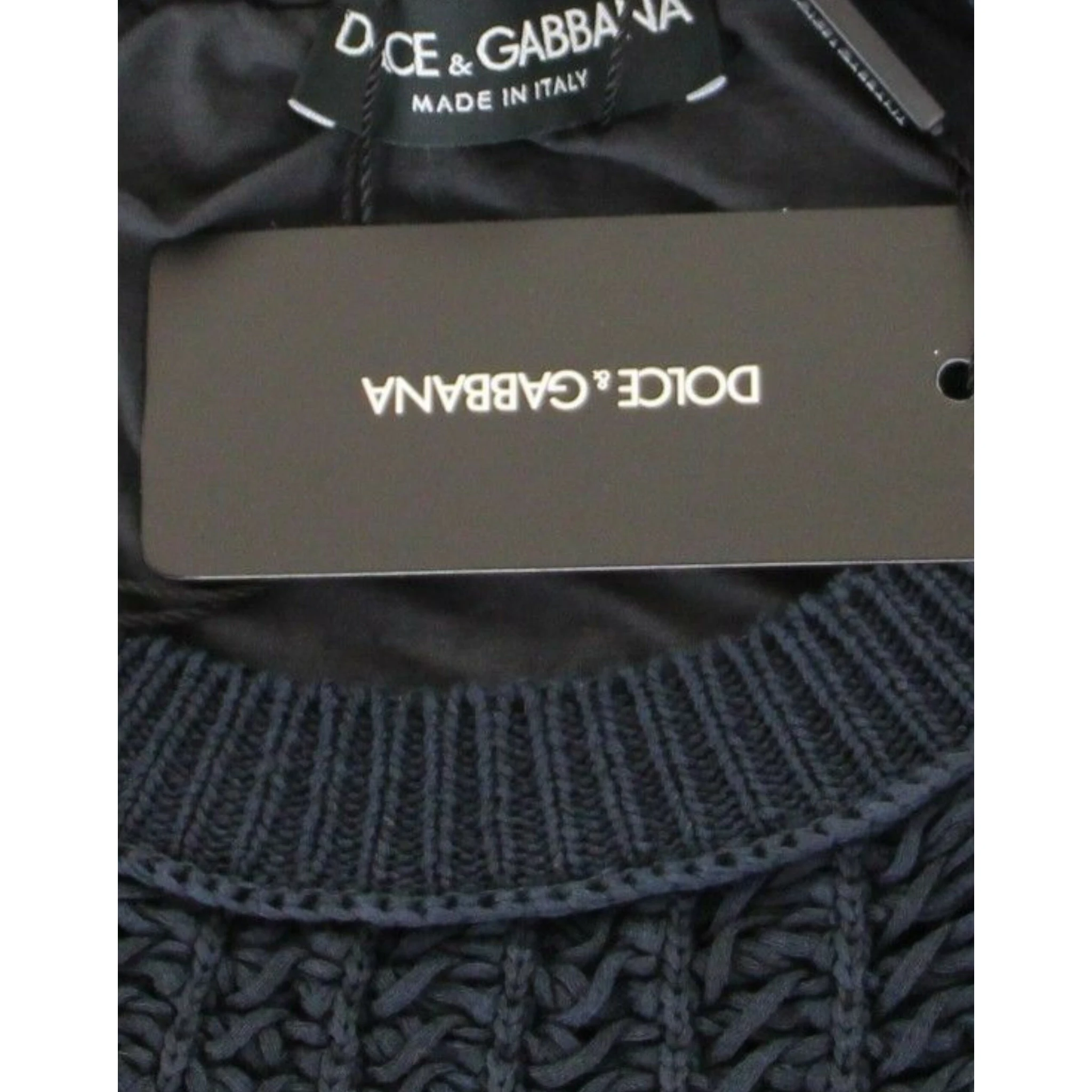 Blue Runway Netz Pullover Netted Sweater