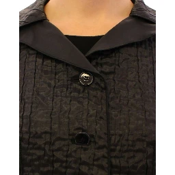 Black Short Bolero Shrug Jacket Coat