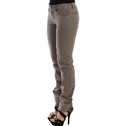 Women Taupe Slim Skinny Jeans In Beige