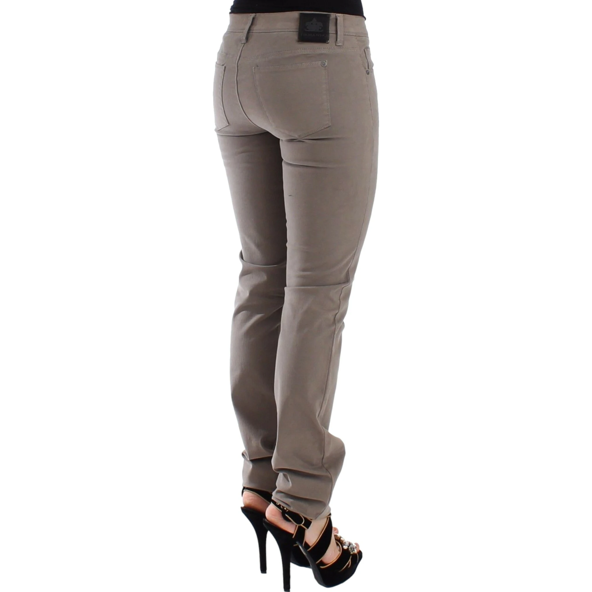 Women Taupe Slim Skinny Jeans In Beige