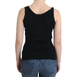 Black Knit Top Knitted Sweater 100% Cashmere