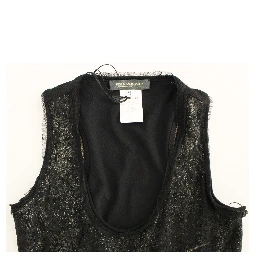 Black Lace Lined Stretch Mini Dress