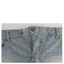 Beachwear Blue Denim City Casual Dress Shorts