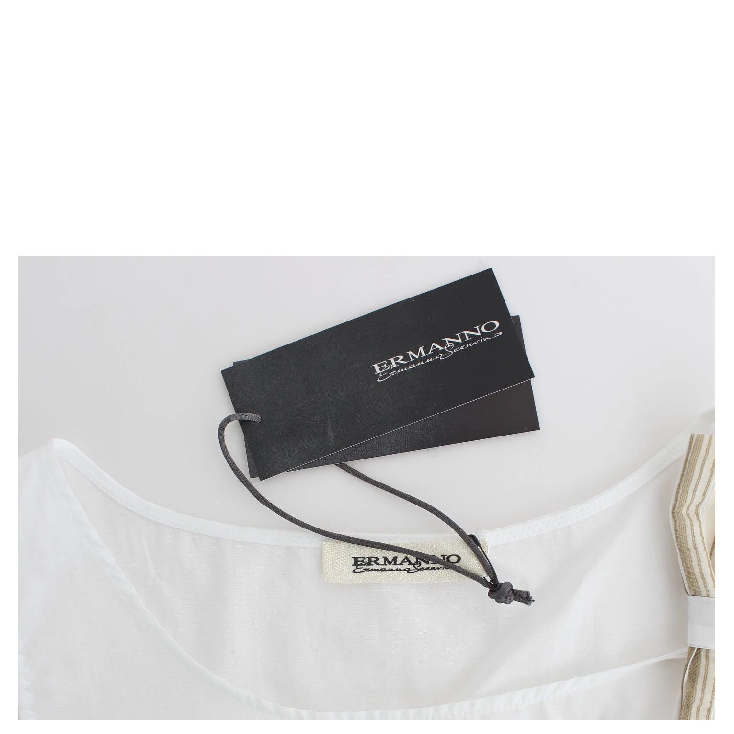 White Top Blouse Tank Shirt Sleeveless