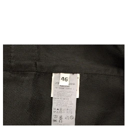 Black Cotton Viscose Dress Vest Blazer