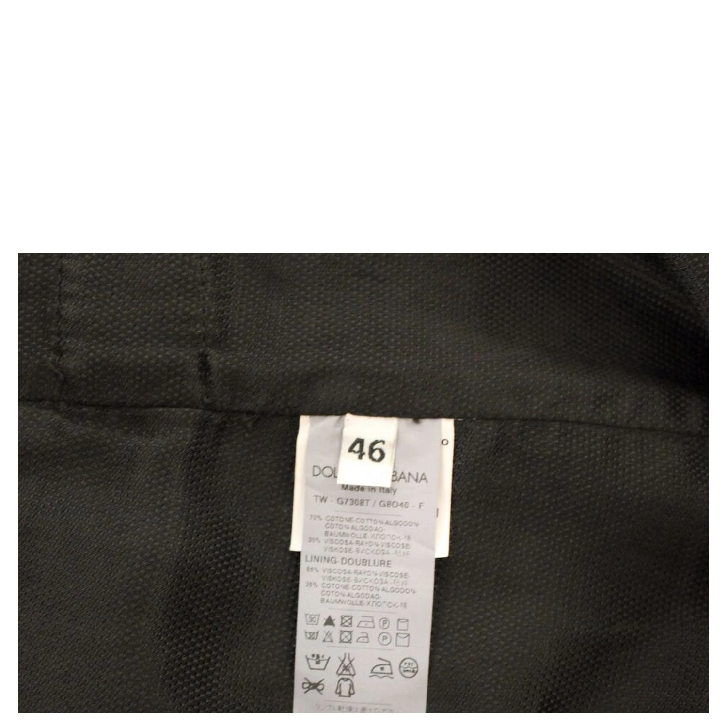 Black Cotton Viscose Dress Vest Blazer