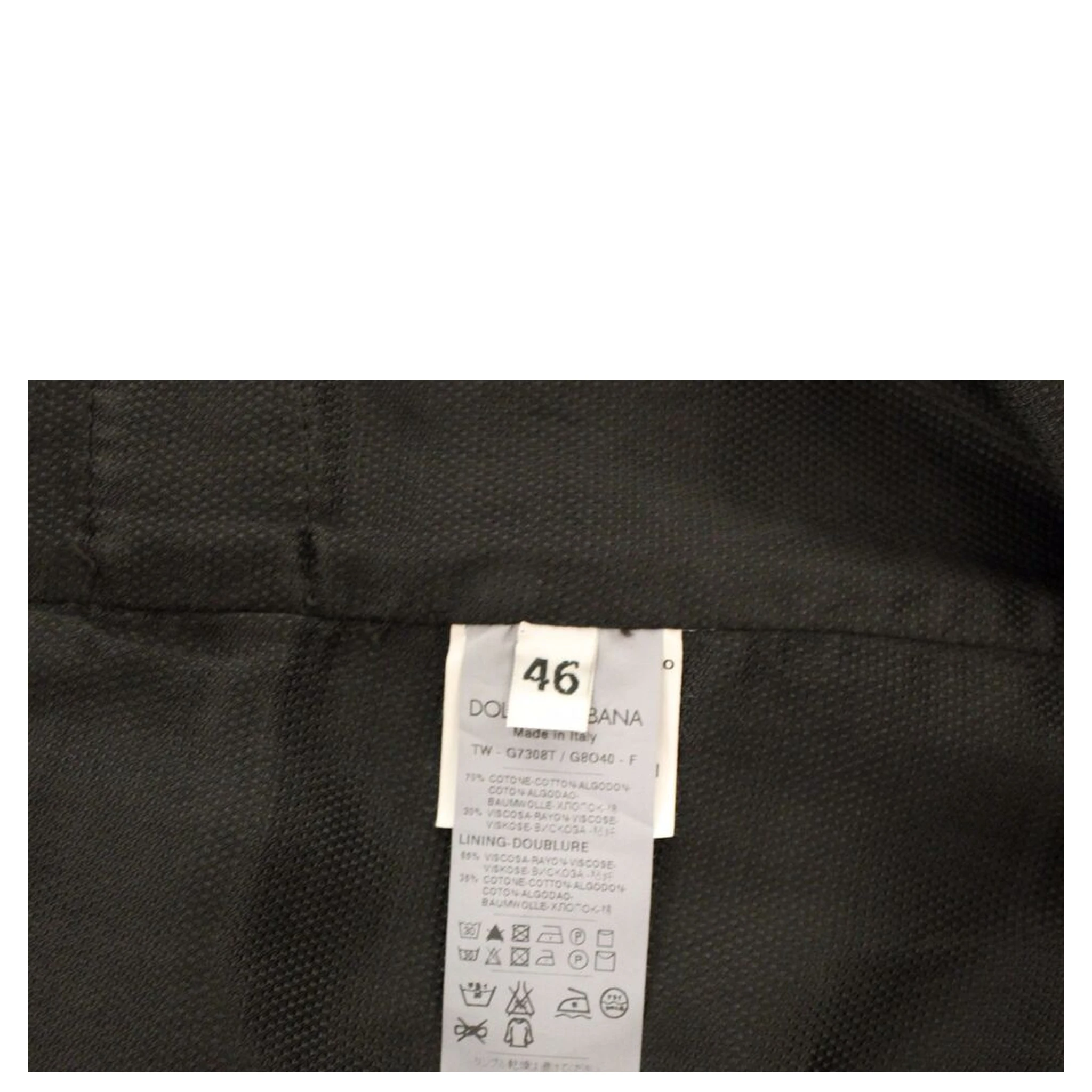 Black Cotton Viscose Dress Vest Blazer