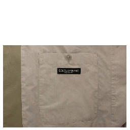 Beige Cotton Silk Blend Dress Vest Blazer