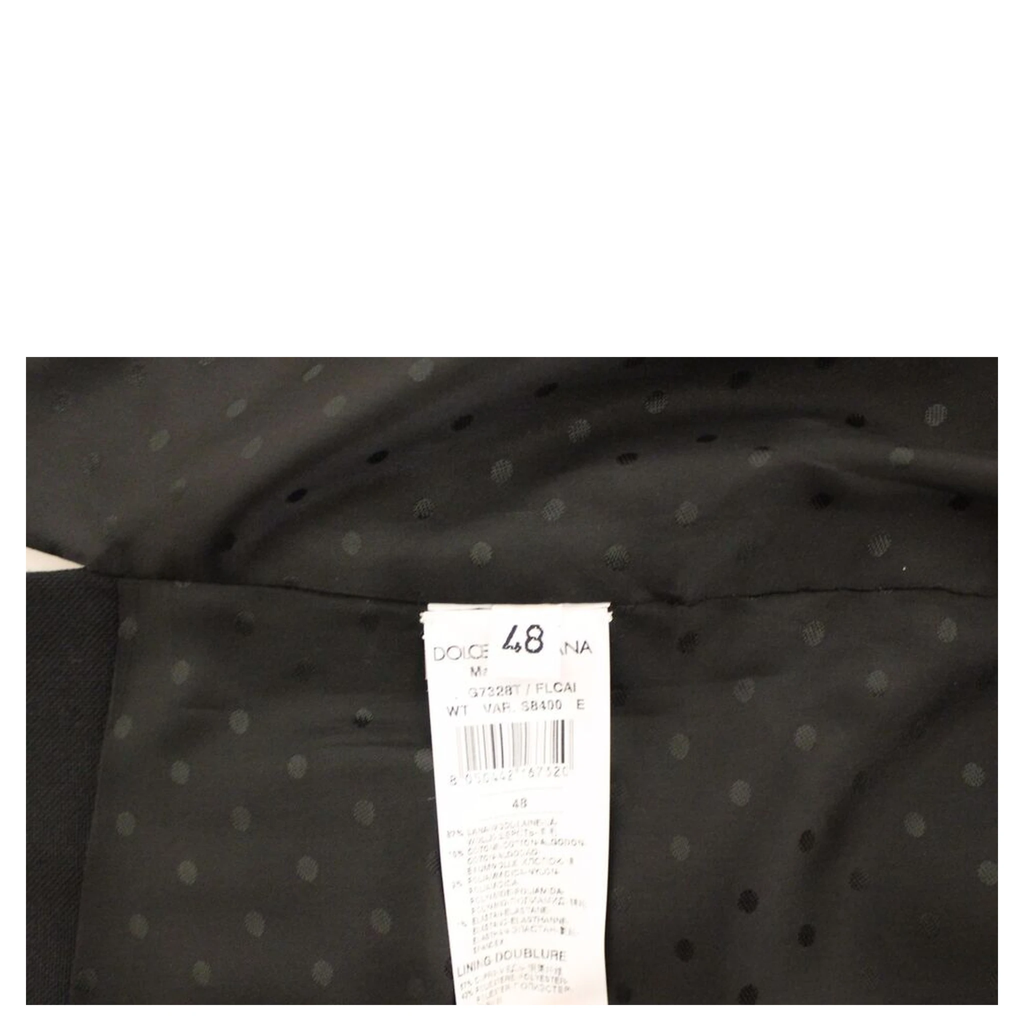 Black Wool Silk Stretch Dress Vest Blazer