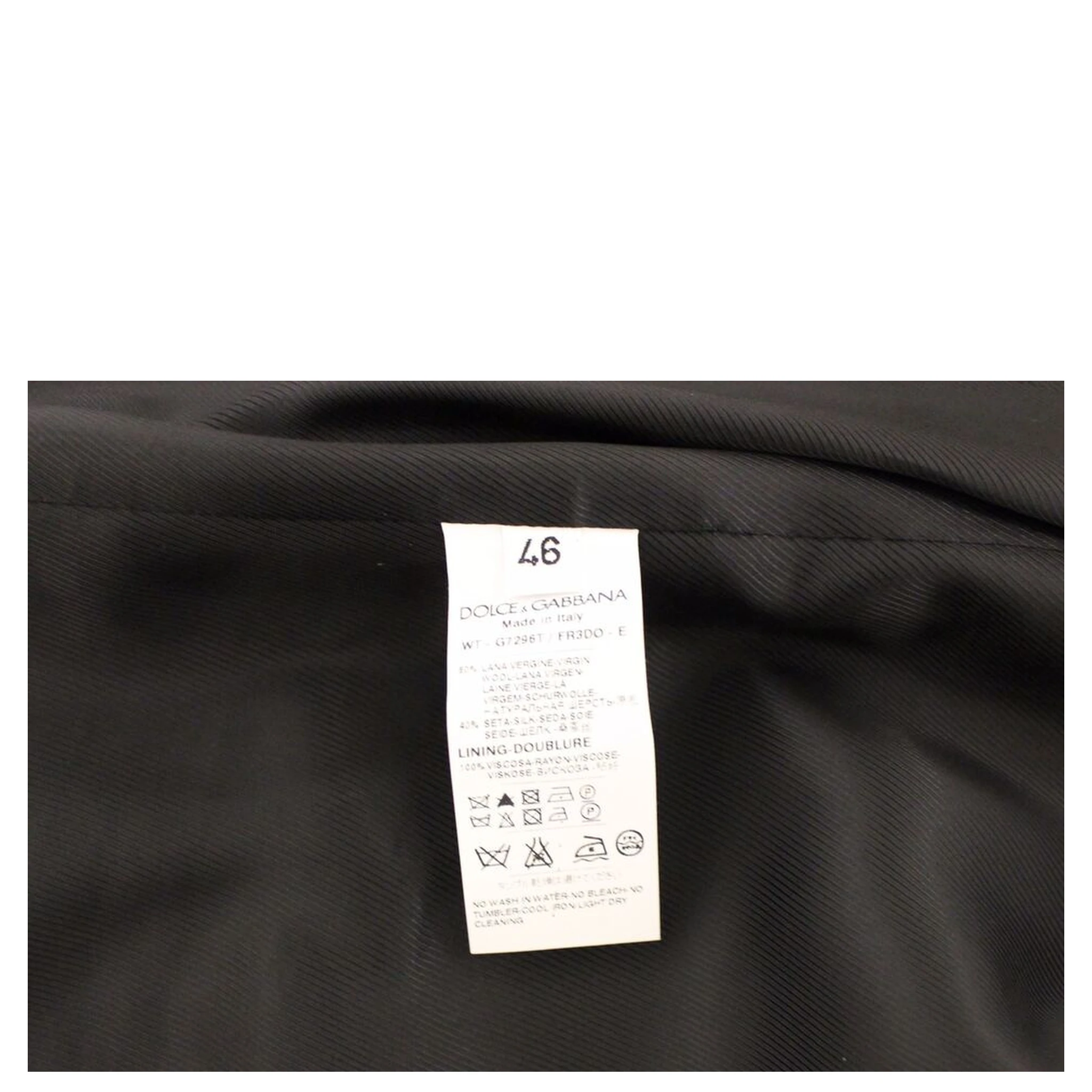 Black Striped Wool Silk Dress Vest Gilet