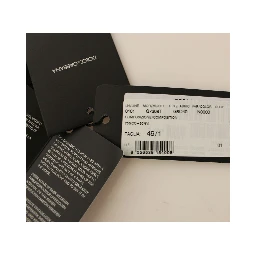 Black Cotton Blend Dress Vest Gilet