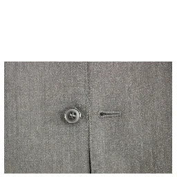 Gray Wool Formal Dress Vest Gilet Weste