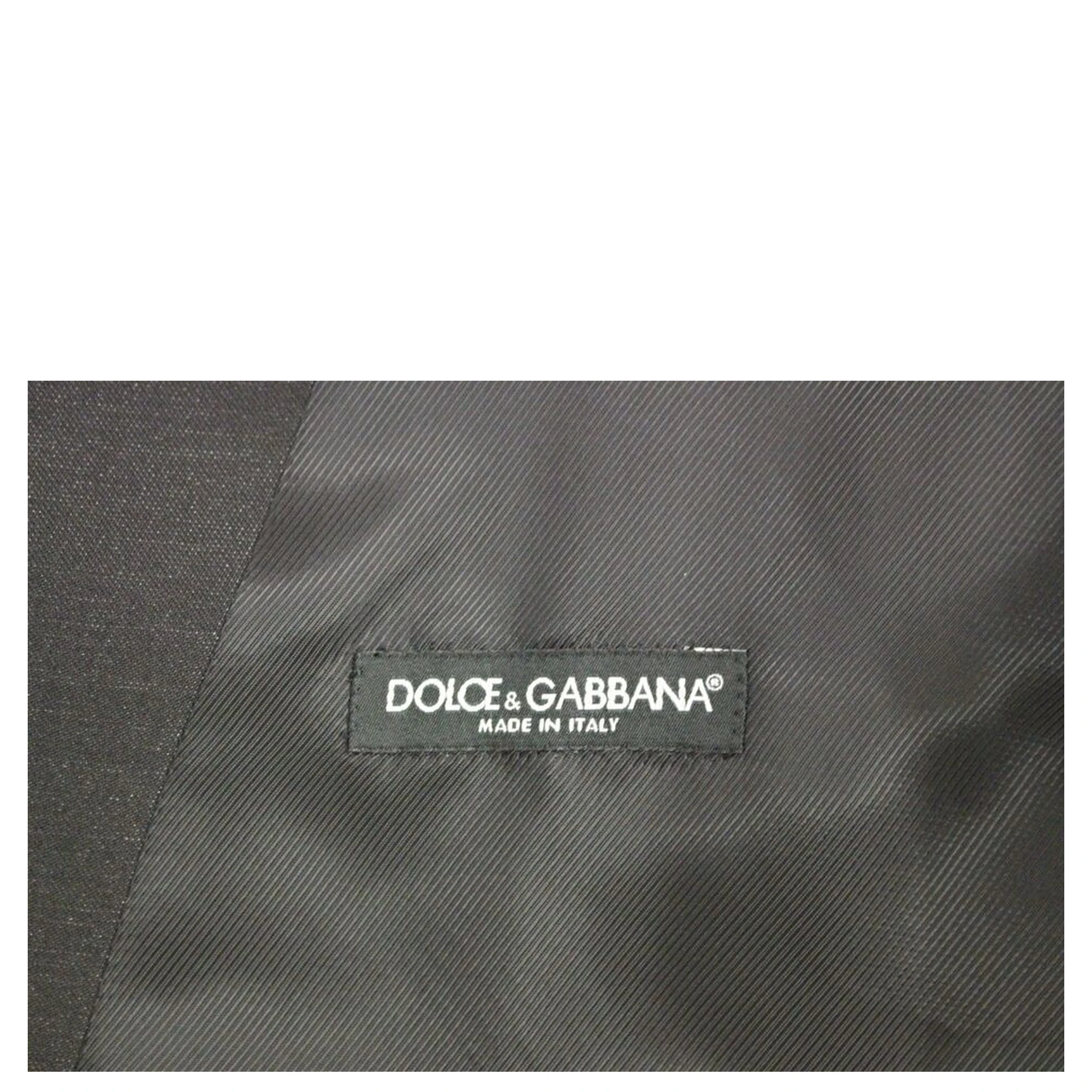 Gray Wool Silk Dress Vest Gilet Weste