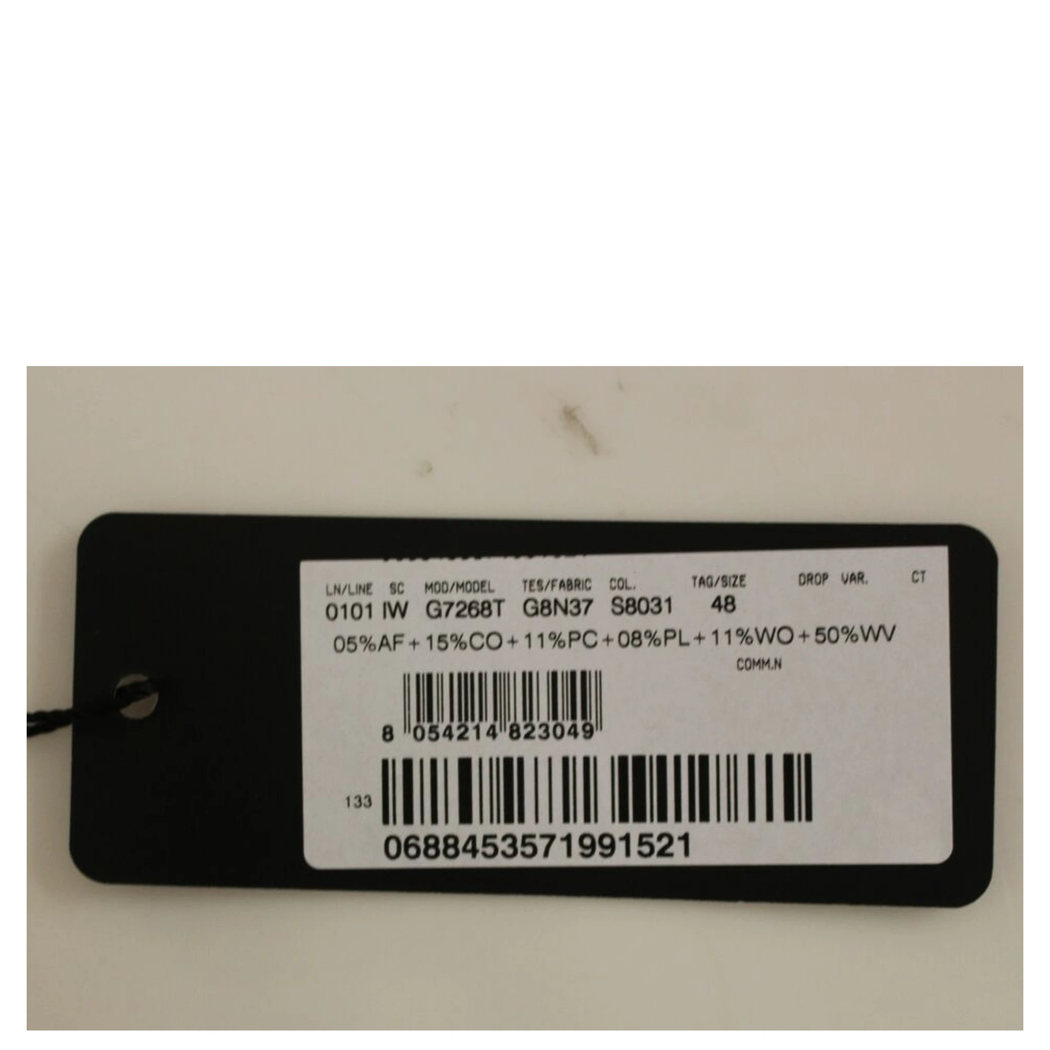 Gray Wool Blend Vest Gilet Weste