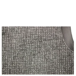 Gray Wool Blend Vest Gilet Weste