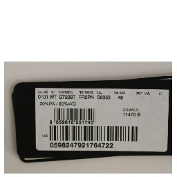 Black Striped Wool Logo Vest Gilet Weste