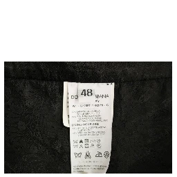 Black Striped Wool Logo Vest Gilet Weste