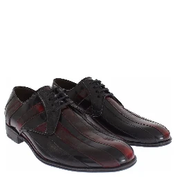Black Bordeaux Leather Dress Formal Shoes