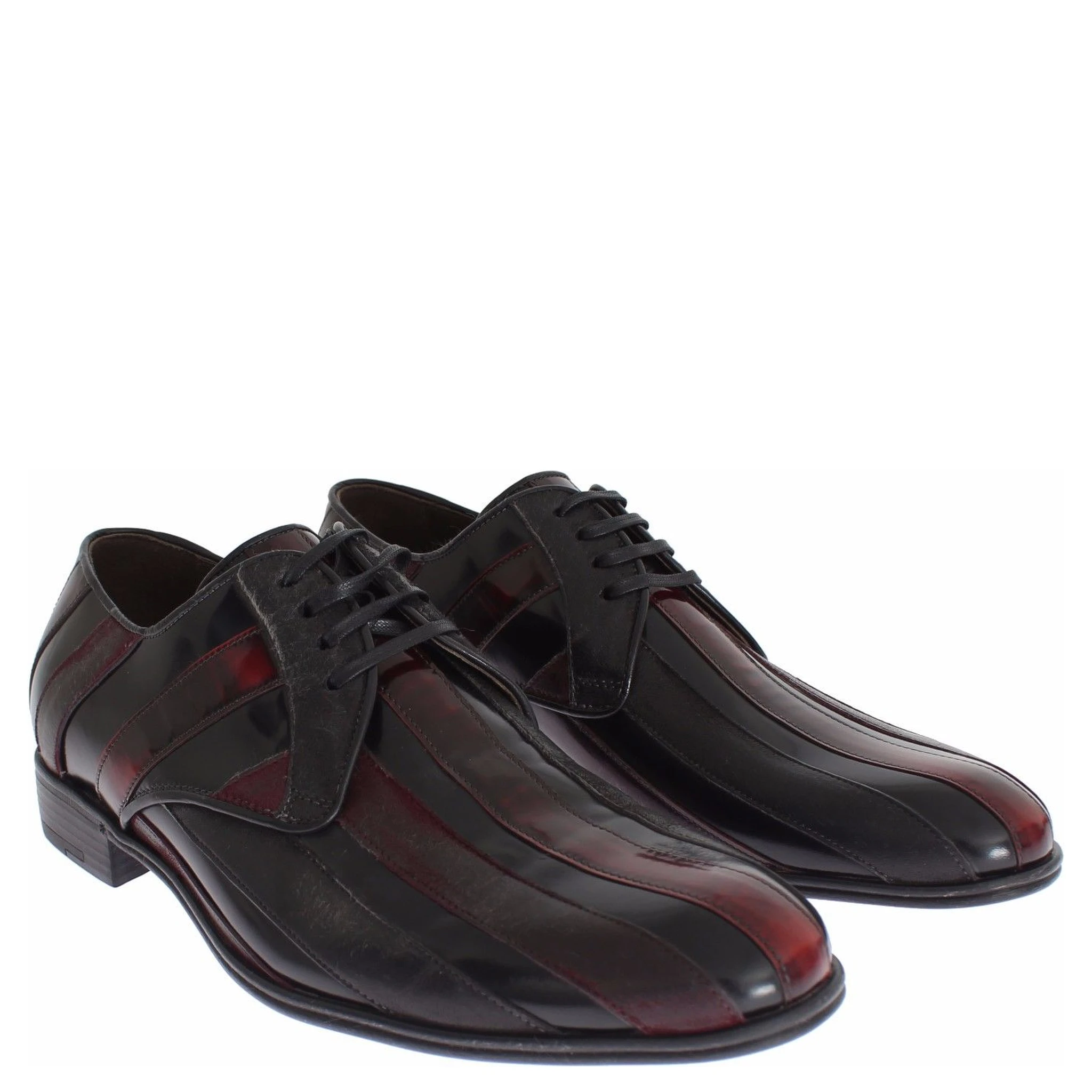 Black Bordeaux Leather Dress Formal Shoes