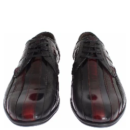Black Bordeaux Leather Dress Formal Shoes