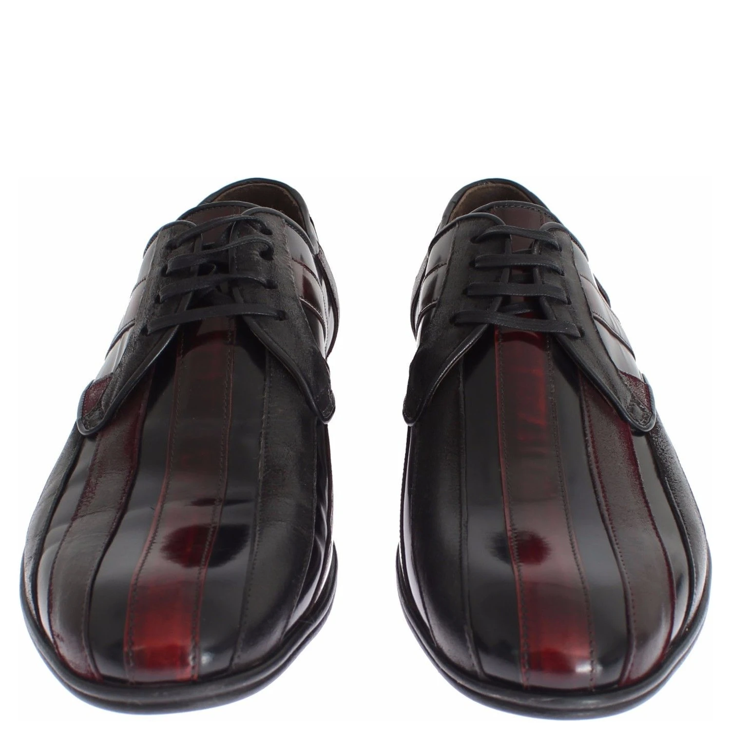 Black Bordeaux Leather Dress Formal Shoes