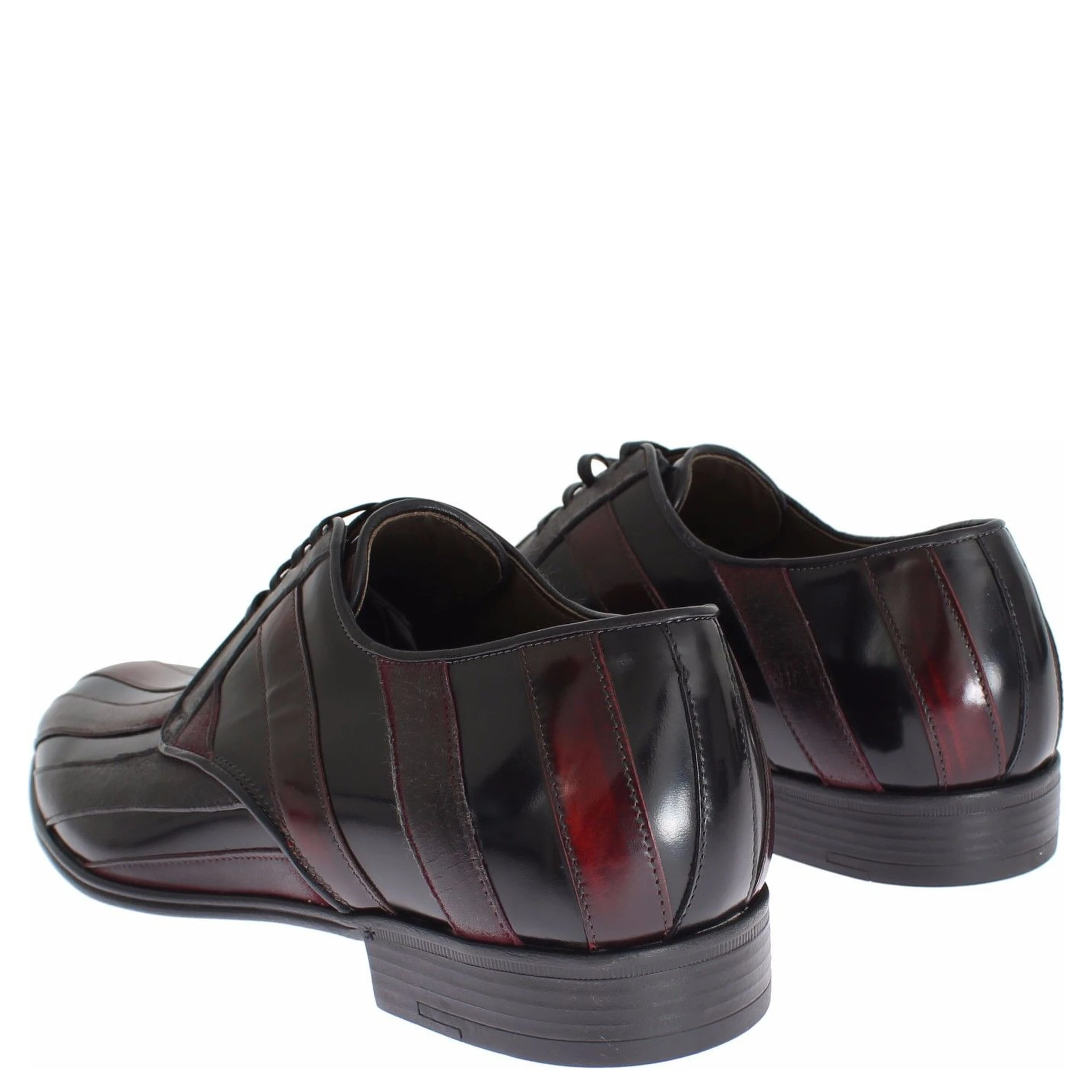 Black Bordeaux Leather Dress Formal Shoes