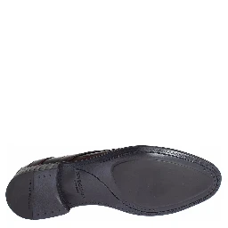 Black Bordeaux Leather Dress Formal Shoes