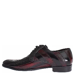 Black Bordeaux Leather Dress Formal Shoes
