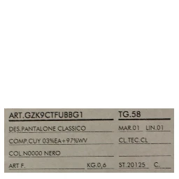 Black Wool Stretch Pleated Pants