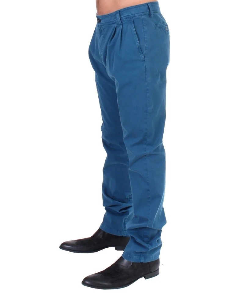 Blue Cotton Straight Fit Chinos alternative