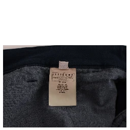 Blue Stretch Straight Fit Pants Chinos