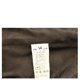 Brown Striped Stretch Dress Vest