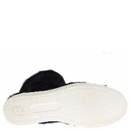 Black Xiangao Lamb Fur Leather Boots