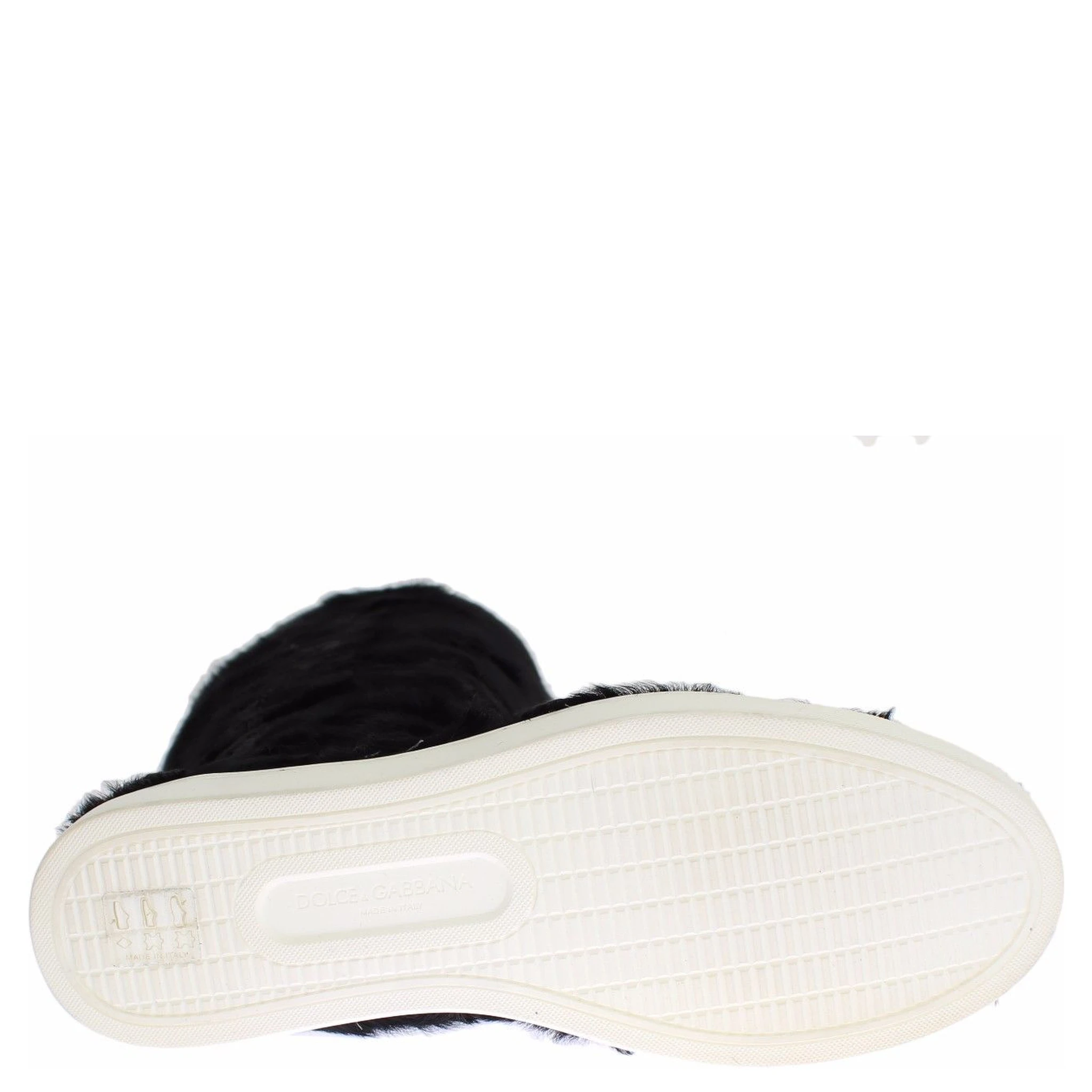 Black Xiangao Lamb Fur Leather Boots