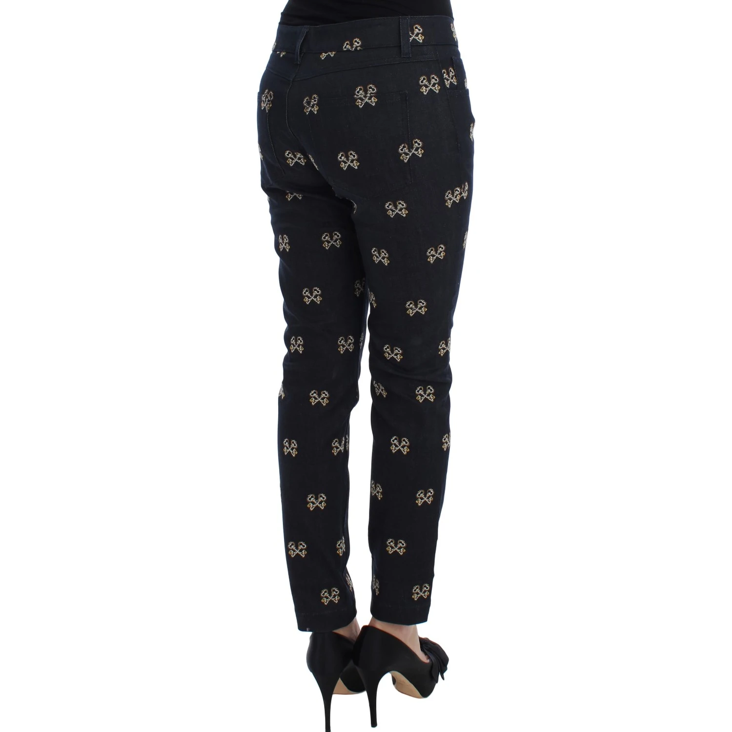 Blue Key Embroidered Slim Fit KATE Jeans